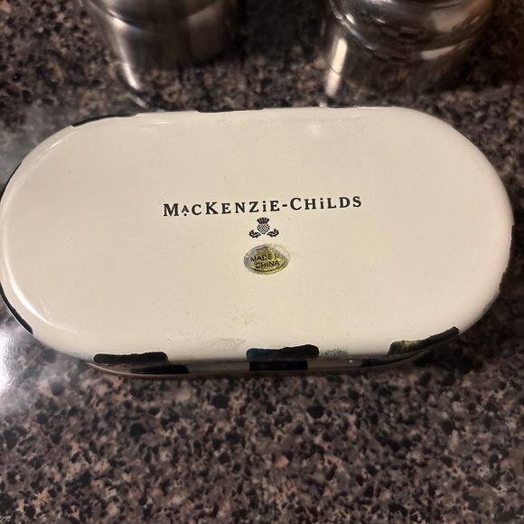 Mackenzie-Childs Courtly Check Caddy with Grinders - Picture 2 of 5